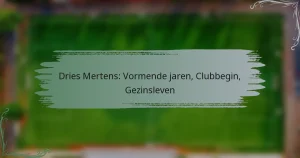 Dries Mertens: Vormende jaren, Clubbegin, Gezinsleven