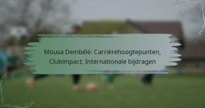 Mousa Dembélé: Carrièrehoogtepunten, Clubimpact, Internationale bijdragen
